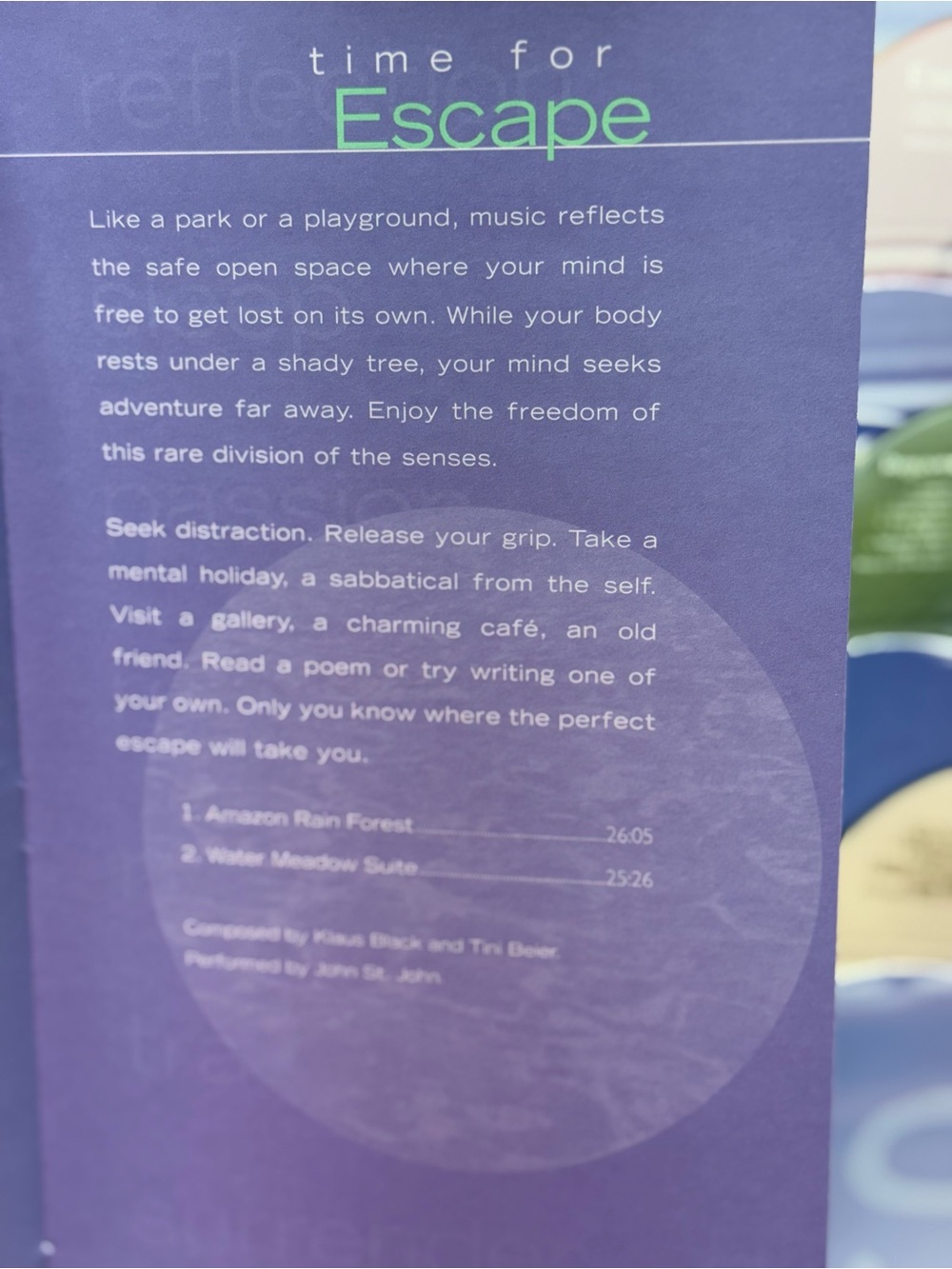 Time for Wellness 6 CDs, 6 hours of music 6 topics, Meditation, Passion, Sleep + - Picture 8 of 12